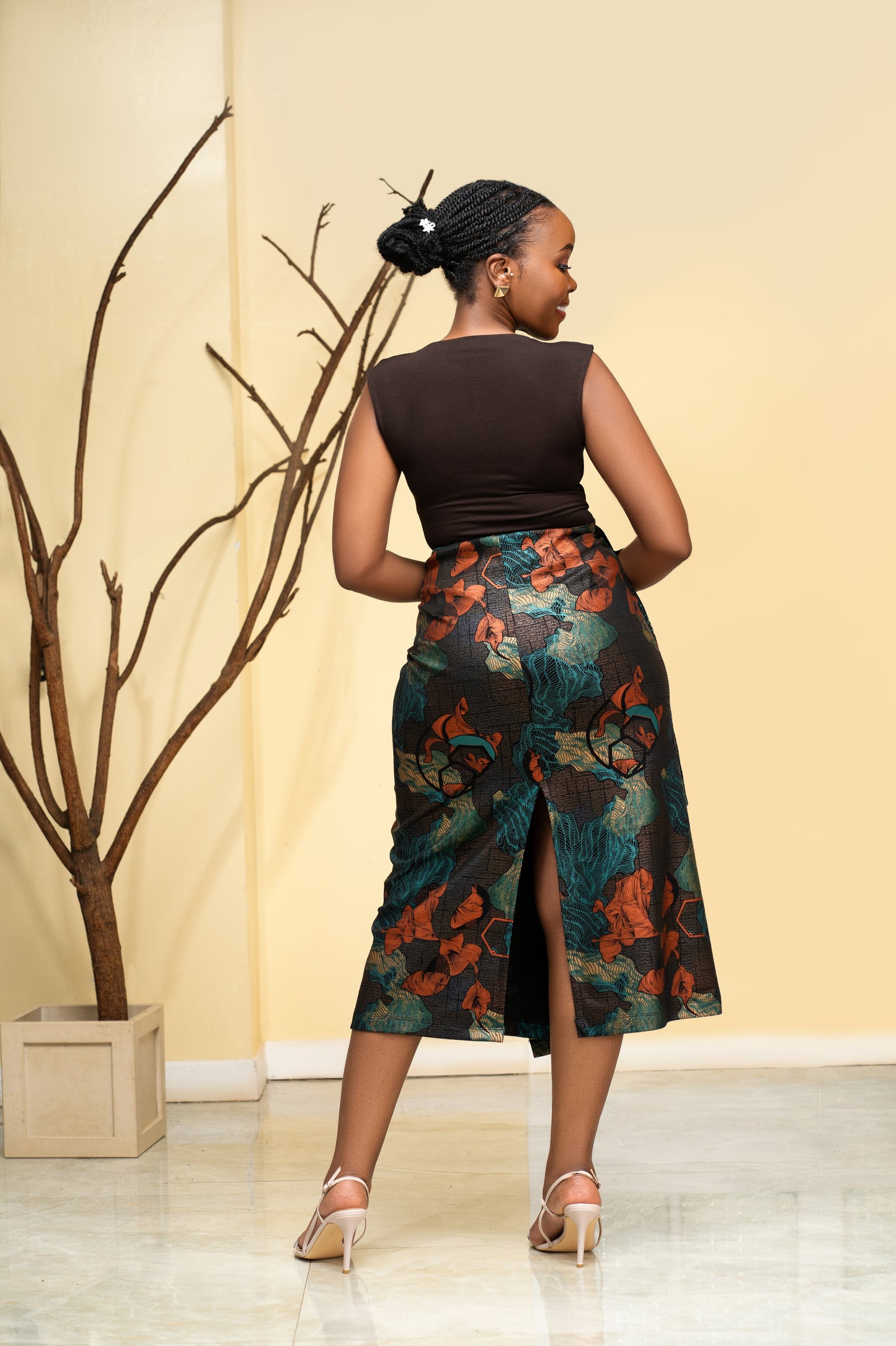 The Enchanted Bloom Wrap Skirt