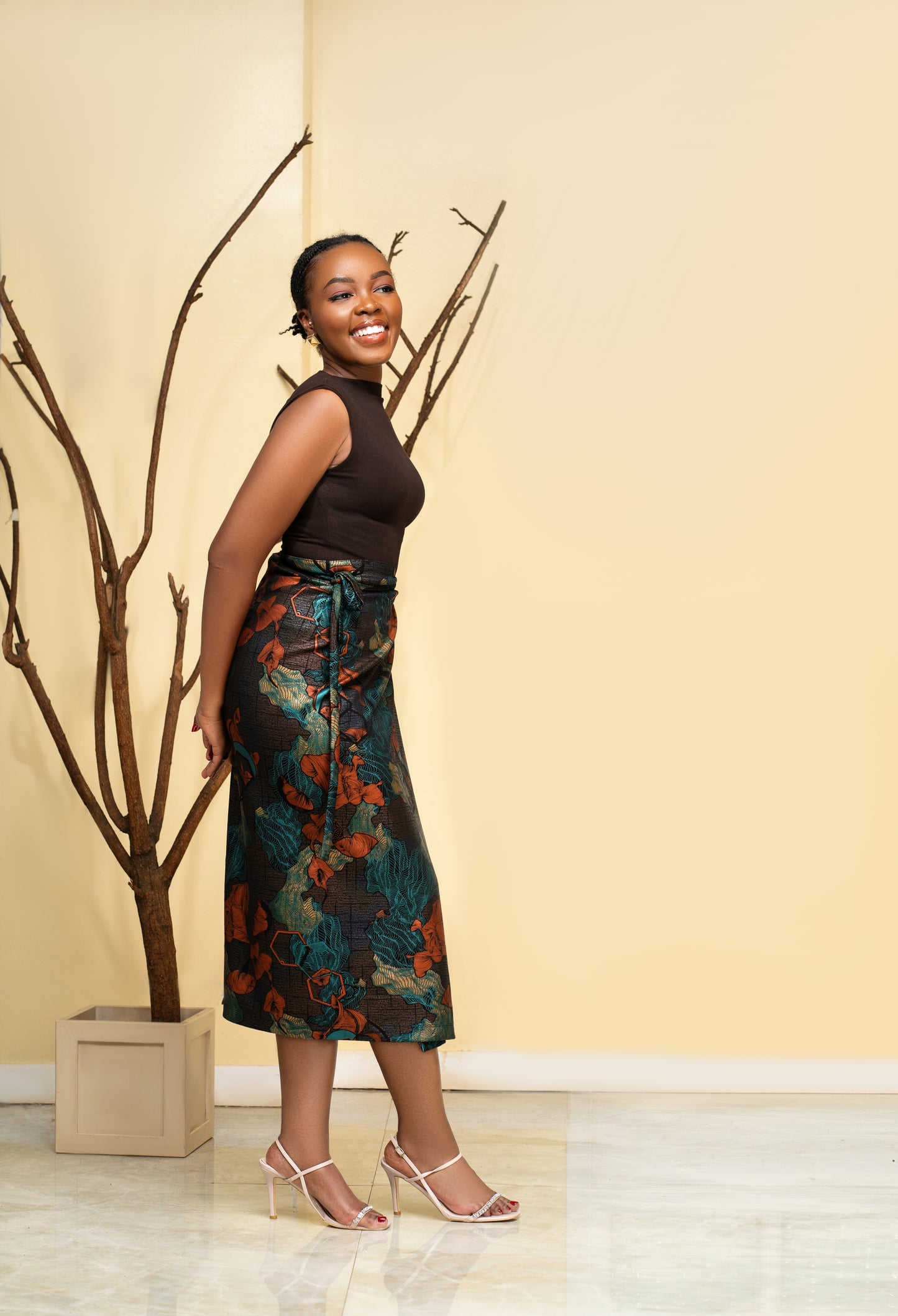 The Enchanted Bloom Wrap Skirt